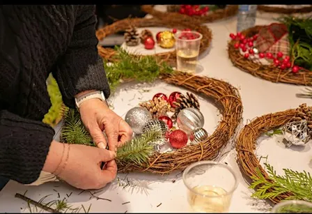 Wreath Workshop at The Red Barn Southlands