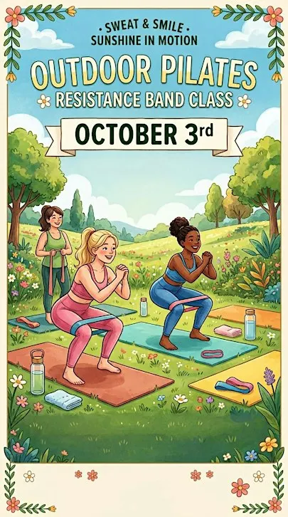 Outdoor Pilates Sculpt Class