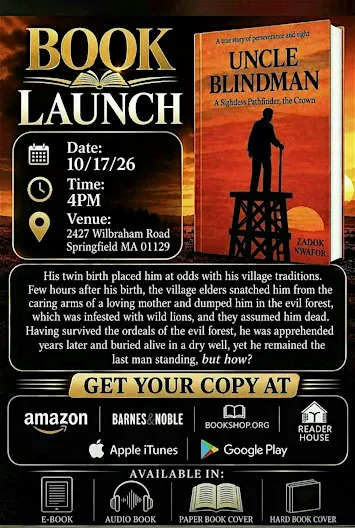 Celebrating the Launch of Uncle Blindman. By: Zadok Nwafor