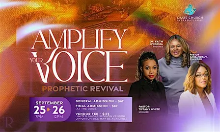 Amplify Your Voice: Prophetic Revival