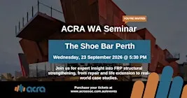 ACRA WA Seminar: FRP Structural Strengthening