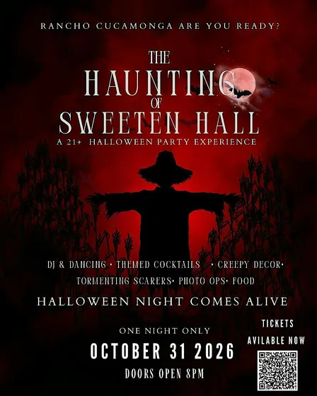 The Haunting of Sweeten Hall: An 21+ Halloween Party Experience