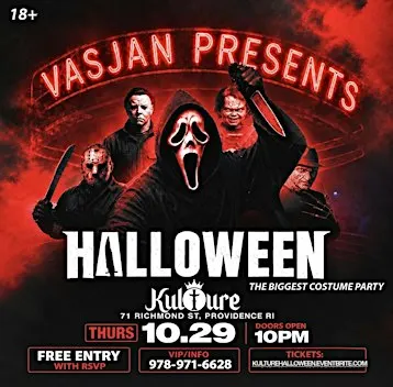 HALLOWEEN: THE BIGGEST COSTUME PARTY (THURSDAY)