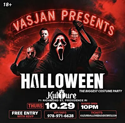 HALLOWEEN: THE BIGGEST COSTUME PARTY (THURSDAY)