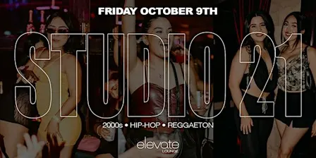 2000s, HIP-HOP, REGGAETON ROOFTOP PARTY @ ELEVATE LOUNGE: STUDIO21