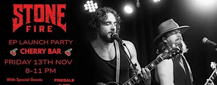 Stone Fire Debut EP Live at Cherry Bar FRI NOV 13