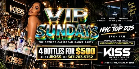 VIP SUNDAYS AT KISS LOUNGE NY