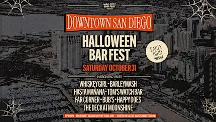Downtown San Diego Halloween Bar Crawl | Mad City Bar Fest