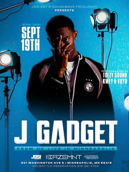 J GADGET LIVE IN MINNEAPOLIS