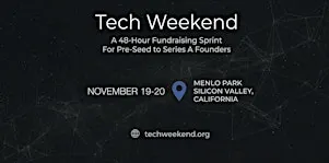 Tech Weekend Nov 19–20 | Founder-VC Matchmaking & Pitch Competitions