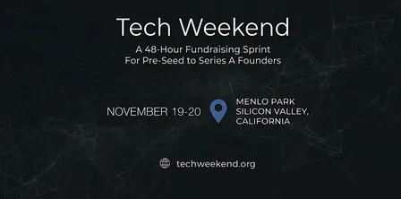 Tech Weekend Nov 19–20 | Founder-VC Matchmaking & Pitch Competitions