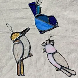 Stained Glass Suncatchers: Bird Edition