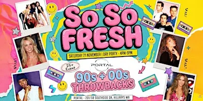 90s + 2000s DAY PARTY PERTH  (25+ EVENT)