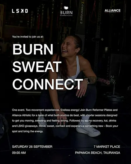 BURN X SWEAT X CONNECT
