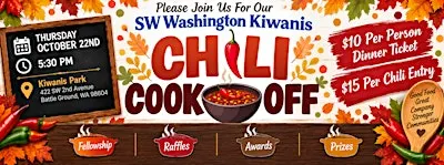 SW Washington Kiwanis Annual Chili Cook Off Fundraiser