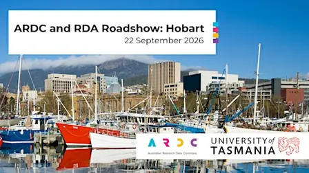 ARDC and RDA Roadshow: Hobart 2026