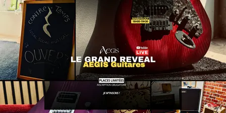 Soirée Live & Test Aegis Guitares au Bar le Contre-Temps BARR