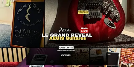 Soirée Live & Test Aegis Guitares au Bar le Contre-Temps BARR
