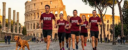 Rome RunningTour  From the Heart of Monti distr. to the Colosseum Terrace
