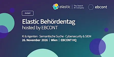 Elastic Behördentag 2026 - hosted by EBCONT