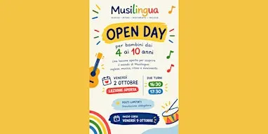 OPEN DAY MUSILINGUA (4-6 anni)