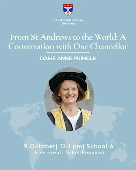From St Andrews to the World: A Conversation with Our Chancellor