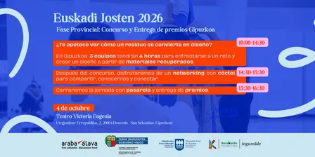 Fase Provincial: Concurso y Entrega de premios Gipuzkoa