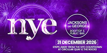NYE at Jacksons on George | Fireworks at Circular Quay & The Rocks