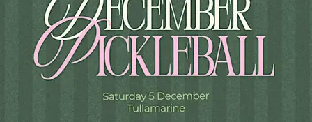 December Auslan Pickleball