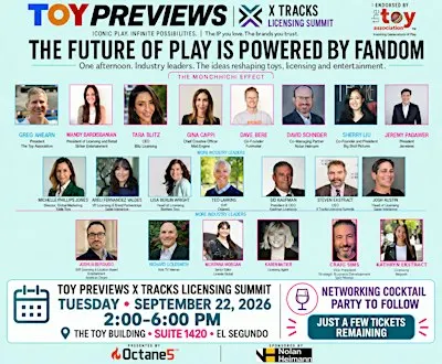 Toy Previews X Tracks Licensing Summit
