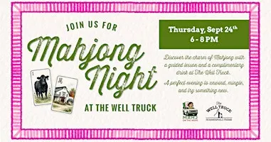 Mahjong Night at The Well Truck