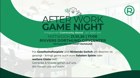 After Work Game Night Rivvers Dortmund CityCenter