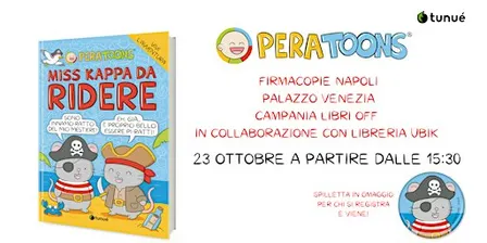 Miss Kappa da ridere - Firmacopie con PERA TOONS - NAPOLI
