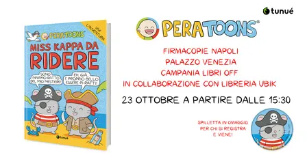 Miss Kappa da ridere - Firmacopie con PERA TOONS - NAPOLI