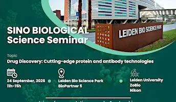 Sino Biological - Leiden Bio Science Park - Science Seminar