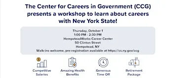 Hempstead Workshop: Civil Service Careers & NY HELPS