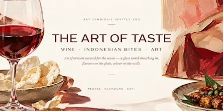 The Art of Taste: Wine, Indonesian Bites & Contemporary Art
