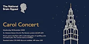 The National Brain Appeal Christmas Carol Concert 2026