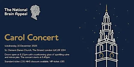 The National Brain Appeal Christmas Carol Concert 2026