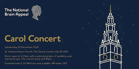 The National Brain Appeal Christmas Carol Concert 2026