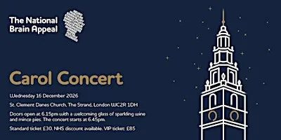 The National Brain Appeal Christmas Carol Concert 2026