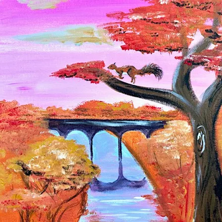 Sip & Paint at Tinto Lounge, Gloucester Rd, Bristol - "Leaf by Leap"