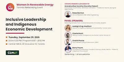 WiRE Toronto x CIMA+: Networking Event, Indigenous Inclusive Leadership