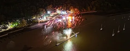 Fireworks at Medway Yacht Club