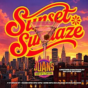 Sundaze Sundays at Juan’s Rooftop 9/27/26