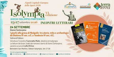 ISOLYMPIA INCONTRA LO SCRITTORE GIANNI SANTARPINO
