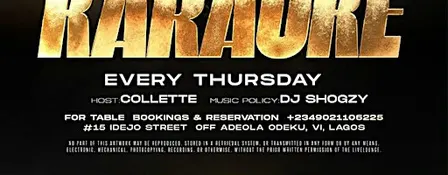 KARAOKE THURSDAY AT LIVE! LOUNGE