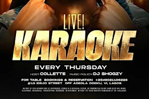 KARAOKE THURSDAY AT LIVE! LOUNGE