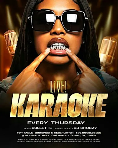 KARAOKE THURSDAY AT LIVE! LOUNGE