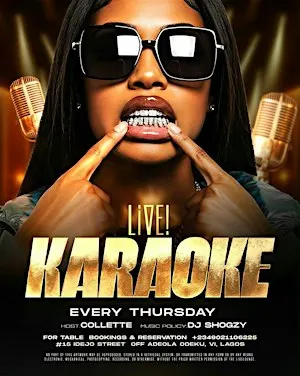 KARAOKE THURSDAY AT LIVE! LOUNGE